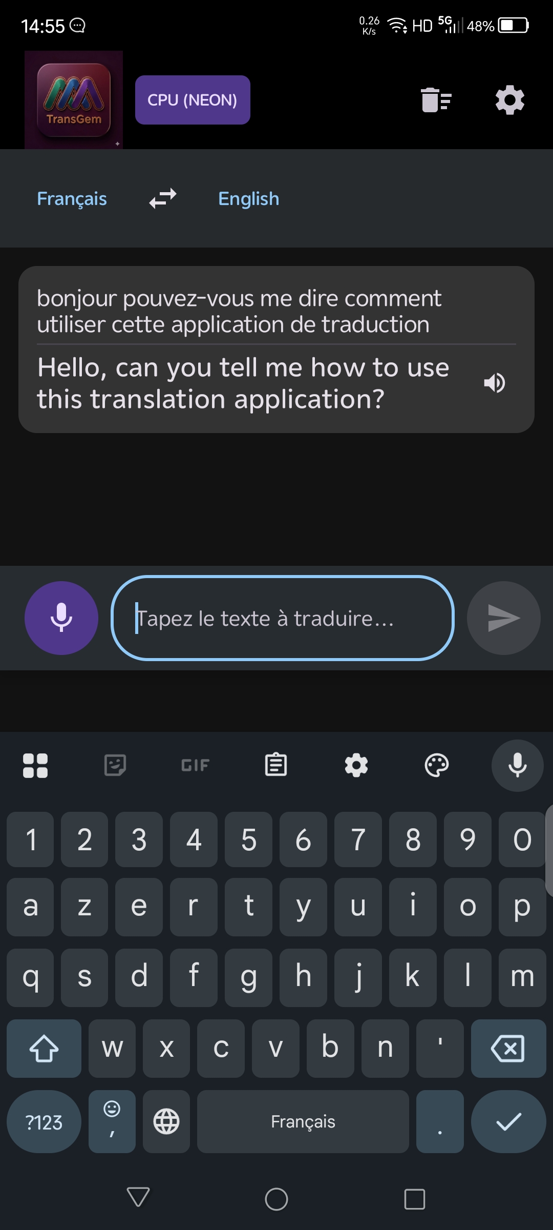 TransGem screenshot 2